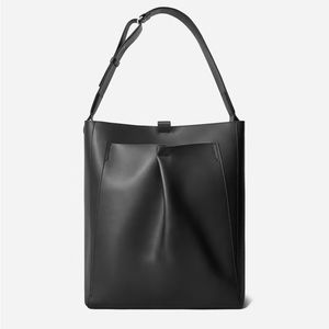 Everlane The Studio Bag Black Italian Leather NWT 100% Premium Leather